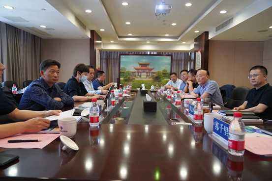 柳叶湖旅游度假区管委会来米兰体育app官网-米兰体育（中国）考察座谈