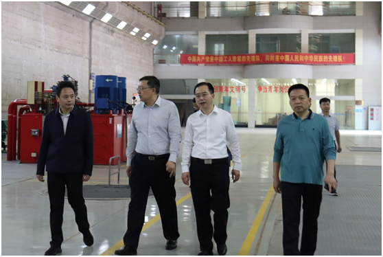 省国资委党委委员、副主任毛育新带队赴米兰体育app官网-米兰体育（中国）株洲航电分公司开展安全生产督查